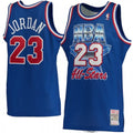 Men's Michael Jordan #23 Throwback Blue 1993 NBA All-Star Game Hardwood Classics NBA Jersey