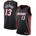 Men's Miami Heat Bam Adebayo #13 Nike Black 2020/21 Swingman NBA Jersey C Icon Edition