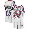 Men's Toronto Raptors Vince Carter #15 White 1998-99 Hardwood Classics Swingman NBA Jersey