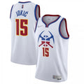 Men's Denver Nuggets Nikola Jokic #15 Nike White 2020/21 Swingman Player NBA Jersey C Earned Edition