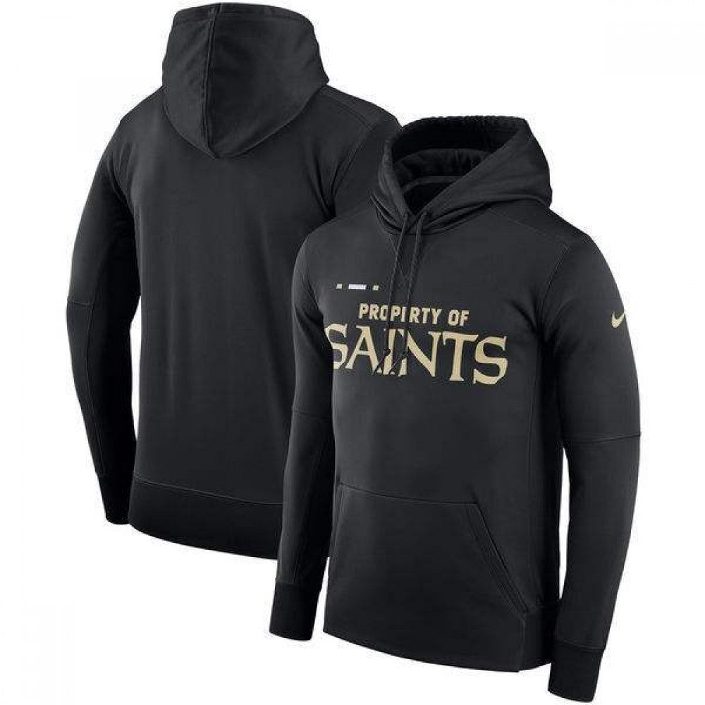 New Orleans Saints Club Nike Therma NFL Pullover Hoodie