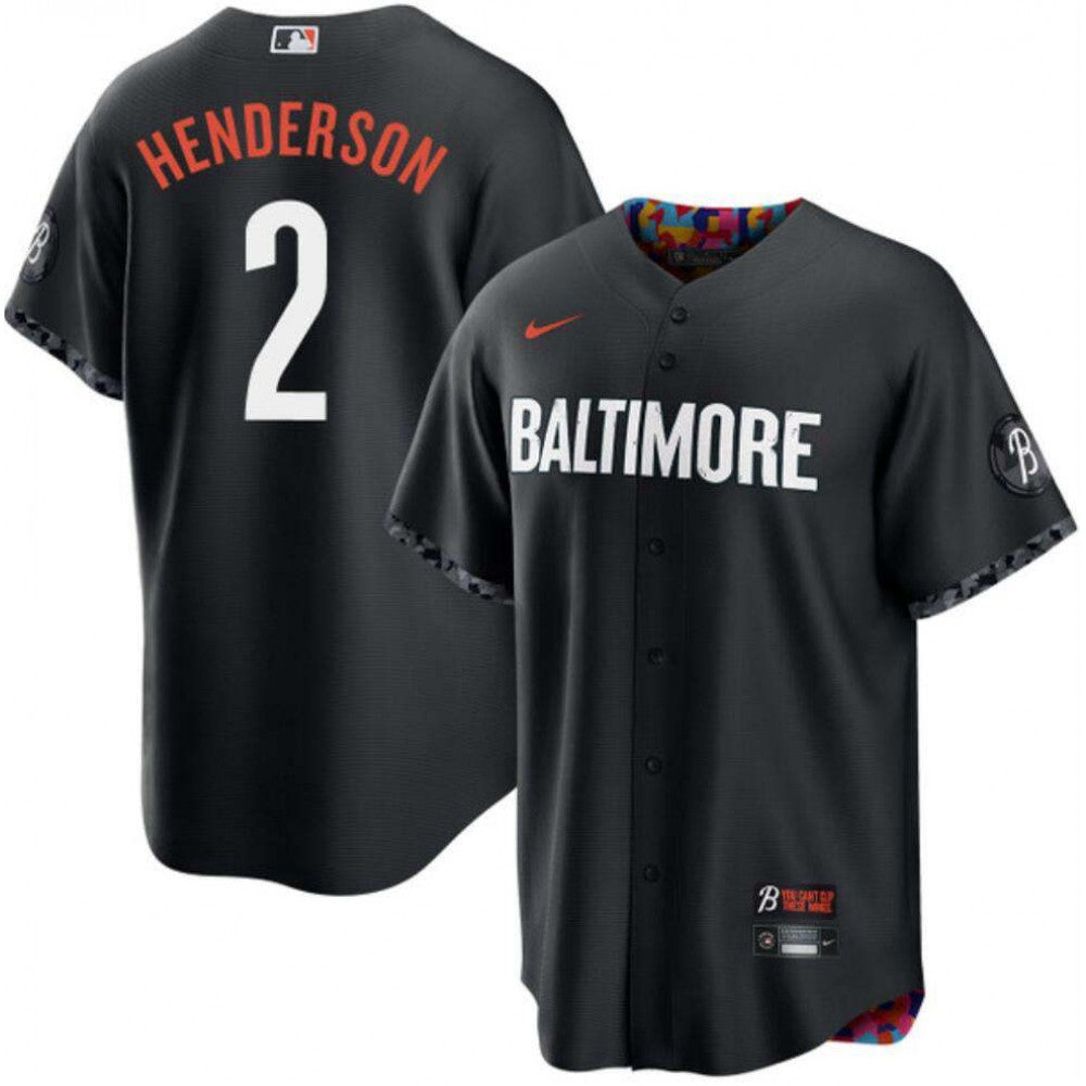 Gunnar Henderson?Baltimore Orioles Nike 2023 City Connect Replica Player MLB Jersey - Black