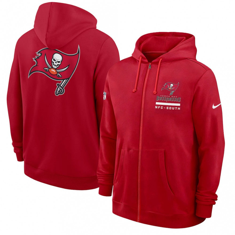 Tampa Bay Buccaneers Utility Player Sideline Men's Nike NFL Full-Zip Hoodie