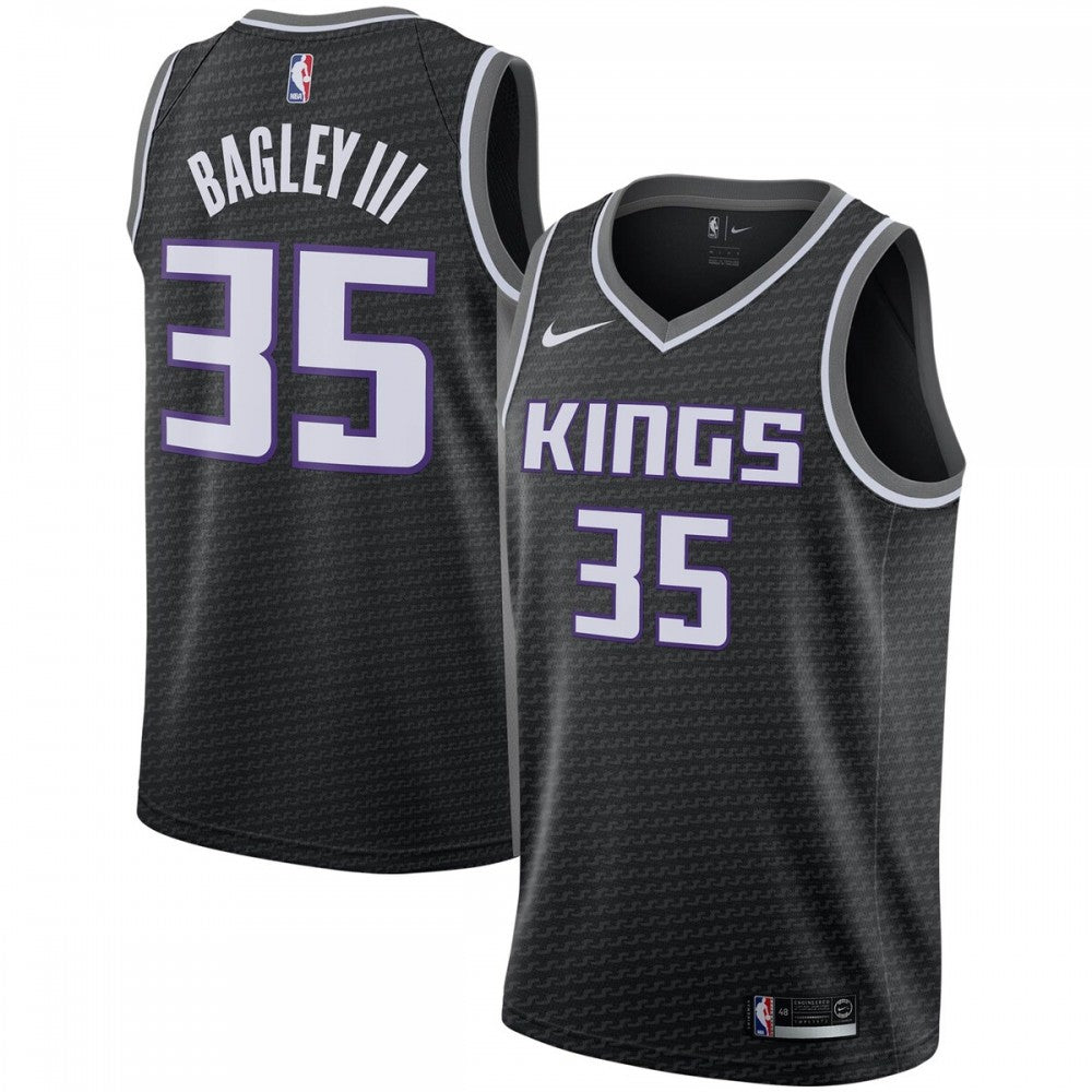 Marvin Bagley III Sacramento Kings Nike 2019/2020 Swingman NBA Jersey - Statement Edition - Black