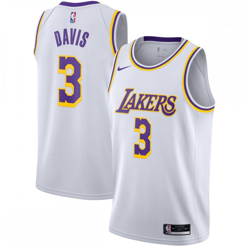 Anthony Davis Los Angeles Lakers Nike 2020/21 Swingman NBA Jersey - White - Association Edition