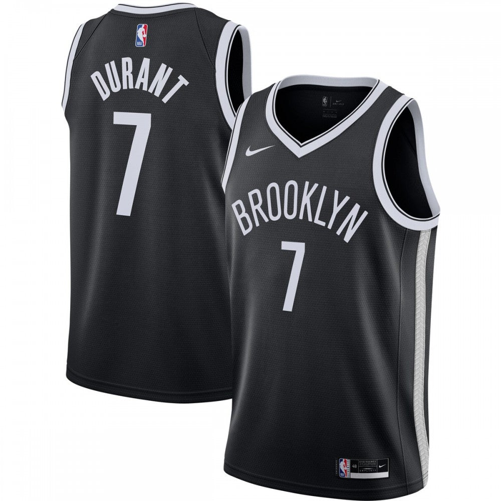 Kevin Durant Brooklyn Nets Nike 2020/21 Swingman NBA Jersey - Black - Icon Edition