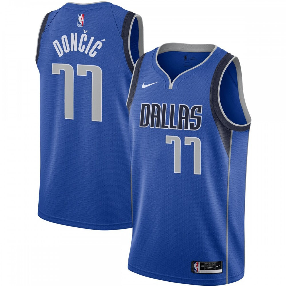 Luka Doncic Dallas Mavericks Nike 2020/21 Swingman NBA Jersey Royal - Icon Edition