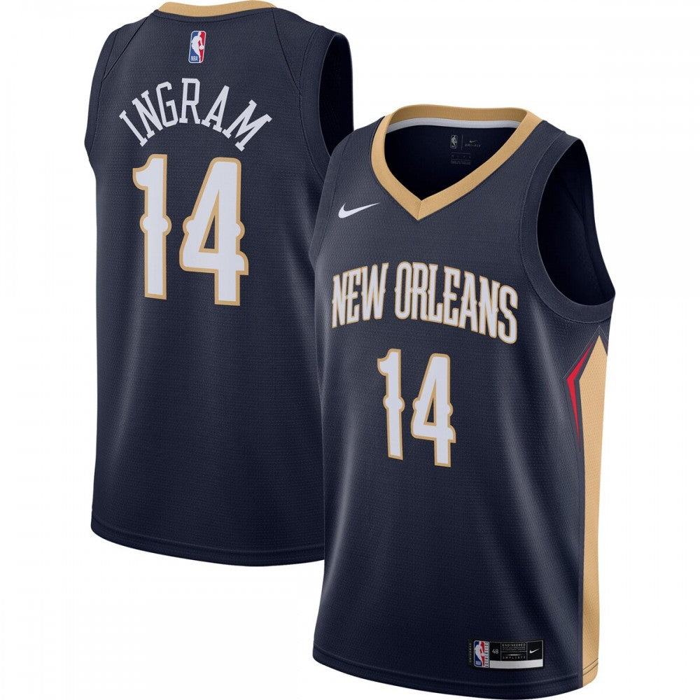Brandon Ingram New Orleans Pelicans Nike 2020/21 Swingman NBA Jersey - Navy - Icon Edition