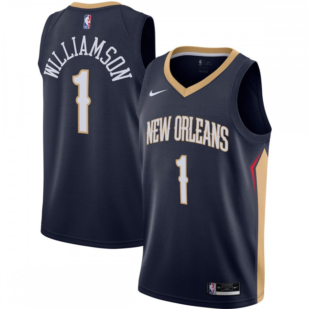Zion Williamson New Orleans Pelicans Nike 2020/21 Swingman NBA Jersey - Navy - Icon Edition