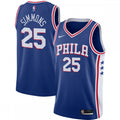 Ben Simmons Philadelphia 76ers Nike 2020/21 Swingman NBA Jersey - Royal - Icon Edition