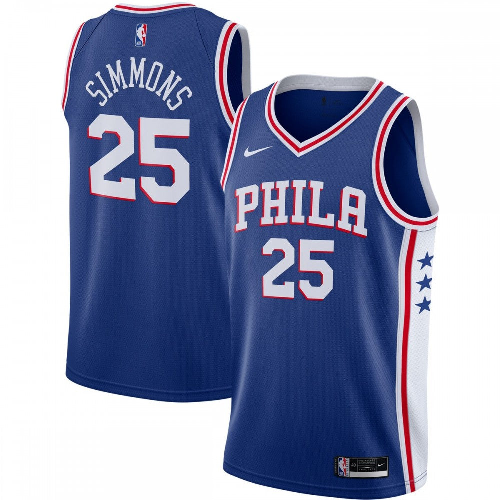 Ben Simmons Philadelphia 76ers Nike 2020/21 Swingman NBA Jersey - Royal - Icon Edition