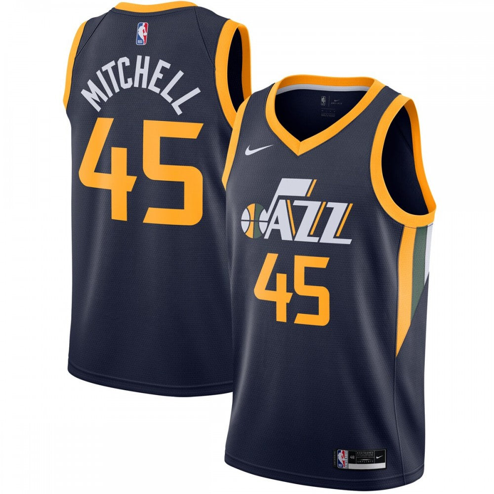 Donovan Mitchell Utah Jazz Nike 2020/21 Swingman NBA Jersey - Navy - Icon Edition