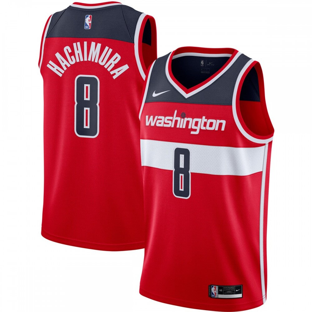 Rui Hachimura Washington Wizards Nike 2020/21 Swingman NBA Jersey - Red - Icon Edition