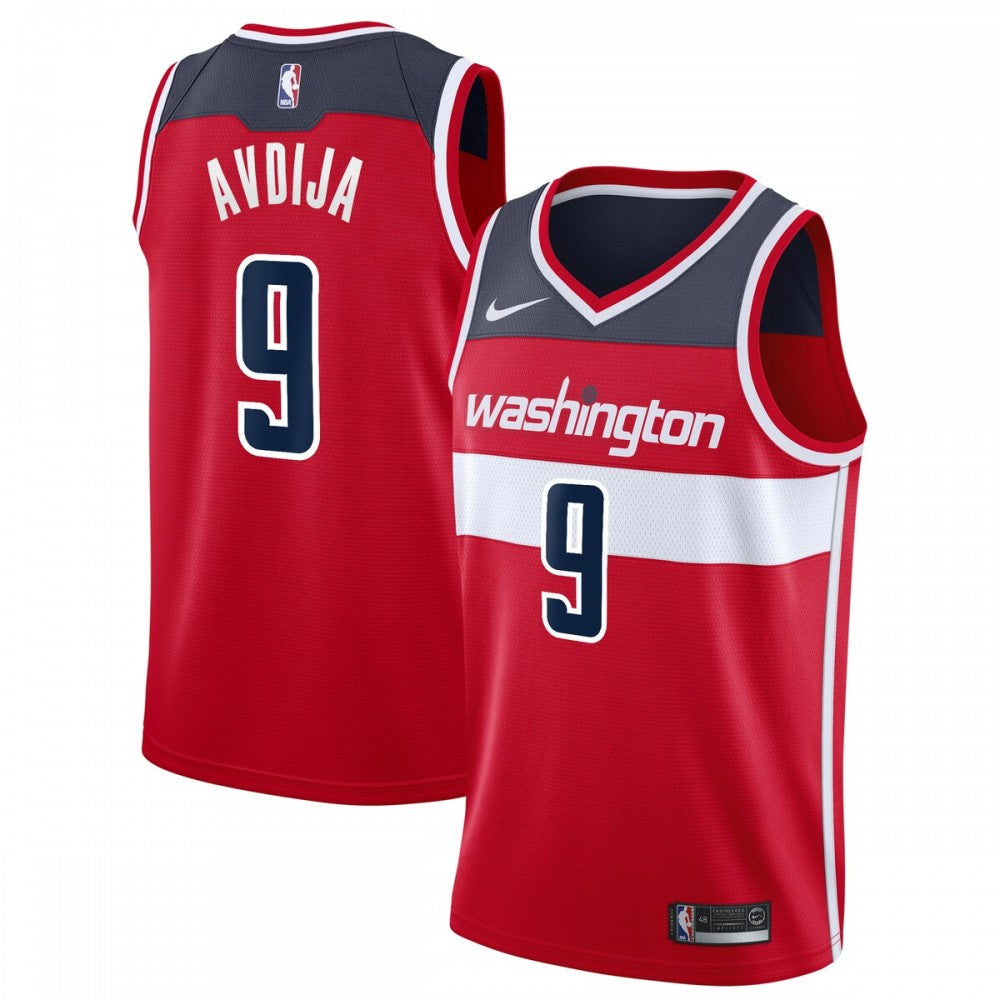 Deni Avdija Washington Wizards Nike 2020/21 Swingman NBA Jersey Red - Icon Edition