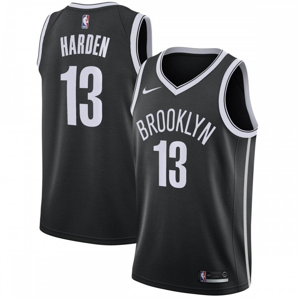 James Harden Brooklyn Nets Nike 2020/21 Swingman NBA Jersey Black - Icon Edition