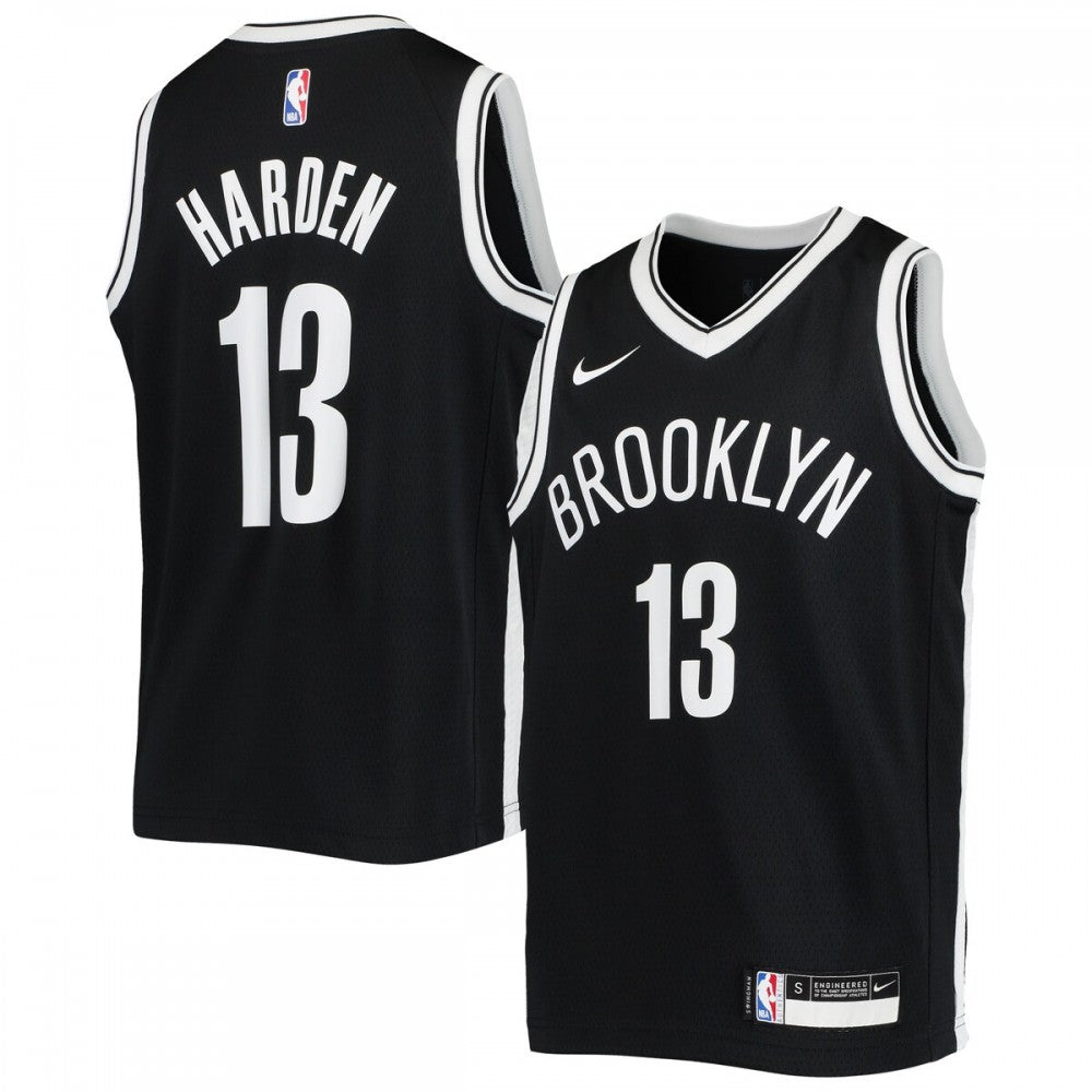 James Harden Brooklyn Nets Nike Youth 2020/21 Swingman NBA Jersey - Black - Icon Edition
