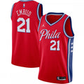Joel Embiid Philadelphia 76ers Jordan Brand 2020/21 Swingman NBA Jersey - Statement Edition - Red