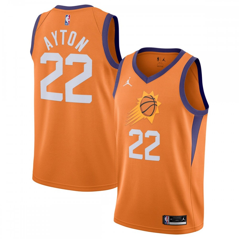 Deandre Ayton Phoenix Suns Jordan Brand 2020/21 Swingman NBA Jersey - Statement Edition - Orange