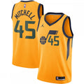Donovan Mitchell Utah Jazz Jordan Brand 2020/21 Swingman NBA Jersey - Statement Edition - Gold