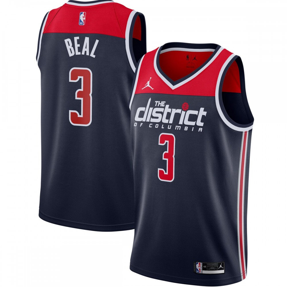 Bradley Beal Washington Wizards Jordan Brand 2020/21 Swingman NBA Jersey - Statement Edition - Navy