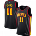 Trae Young Atlanta Hawks Jordan Brand 2020/21 Swingman NBA Jersey - Statement Edition - Black