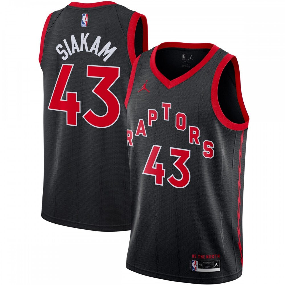 Pascal Siakam Toronto Raptors Jordan Brand 2020/21 Swingman NBA Jersey - Statement Edition - Black