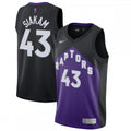Pascal Siakam Toronto Raptors Nike 2020/21 Swingman Player NBA Jersey Black/Purple - Earned Edition