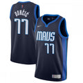 Luka Doncic Dallas Mavericks Nike 2020/21 Swingman Player NBA Jersey Navy - Earned Edition