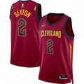 Collin Sexton Cleveland Cavaliers Nike 2021/22 Diamond Swingman NBA Jersey - Icon Edition - Wine