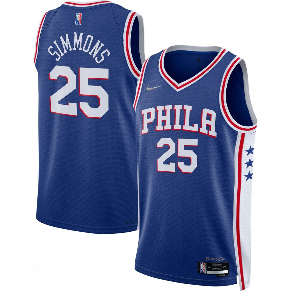 Ben Simmons Philadelphia 76ers Nike 2021/22 Diamond Swingman NBA Jersey - Icon Edition - Royal