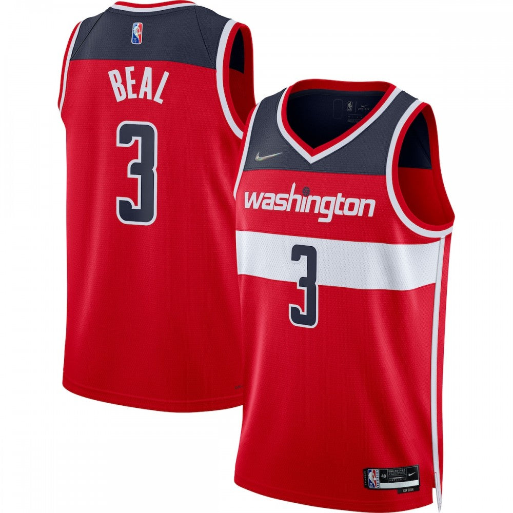 Bradley Beal Washington Wizards Nike 2021/22 Diamond Swingman NBA Jersey - Icon Edition - Red