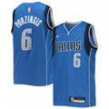 Kristaps Porzingis Dallas Mavericks Nike Youth 2021/22 Diamond Swingman NBA Jersey - Icon Edition - Blue