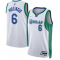 Kristaps Porzingis Dallas Mavericks Nike 2021/22 Swingman NBA Jersey - City Edition - White