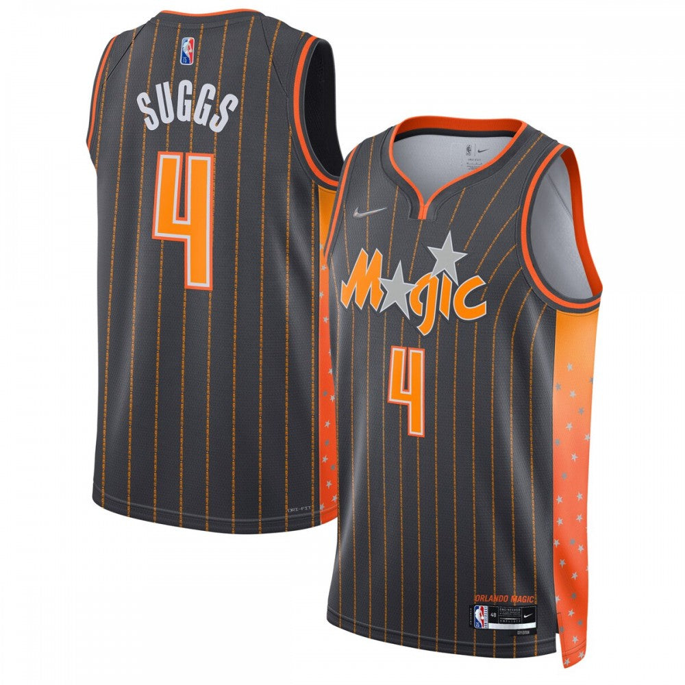 Jalen Suggs Orlando Magic Nike 2021/22 Swingman NBA Jersey - City Edition - Anthracite