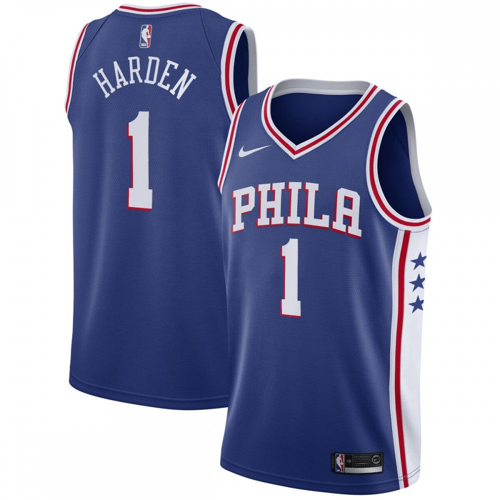 James Harden Philadelphia 76ers Nike 2021/22 Swingman NBA Jersey - Icon Edition - Royal