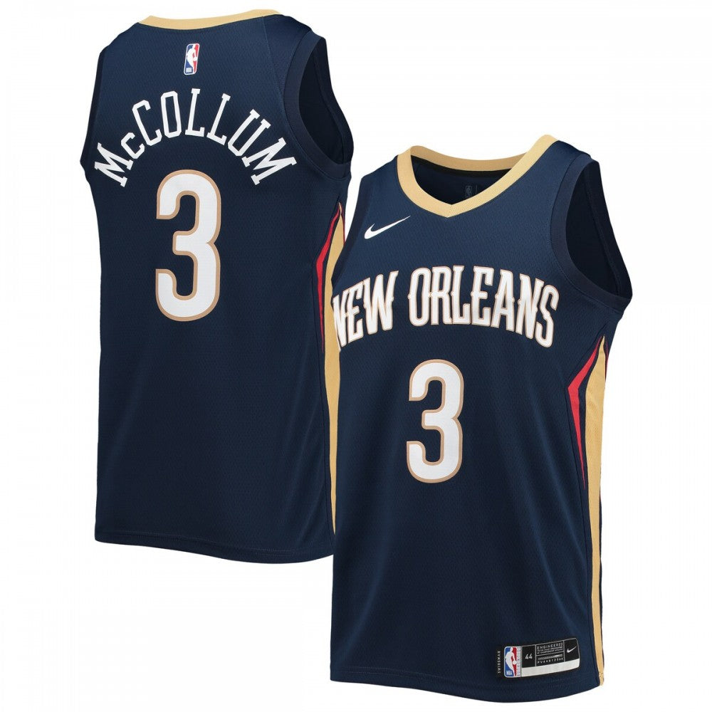 C.J. McCollum New Orleans Pelicans Nike 2021/22 Swingman NBA Jersey - Icon Edition - Navy