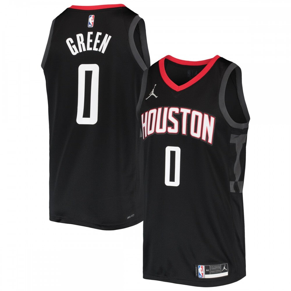 Jalen Green Houston Rockets Jordan Brand 2021/22 Swingman NBA Jersey - Statement Edition - Black