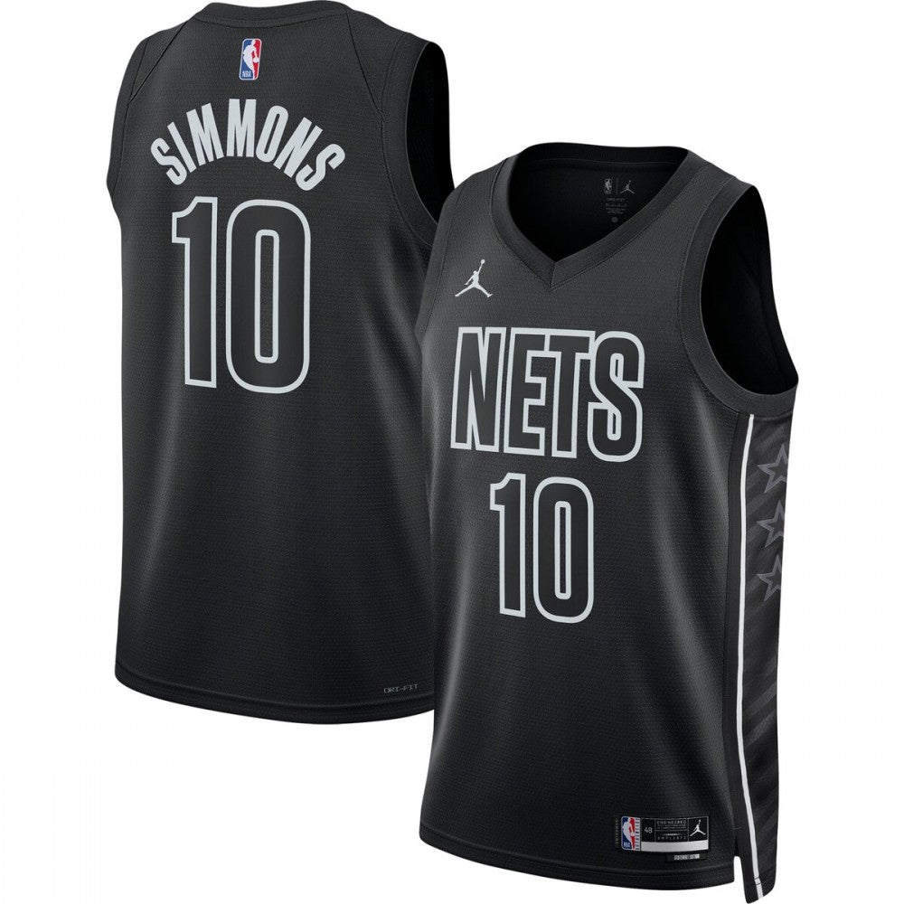 Ben Simmons Brooklyn Nets Jordan Brand 2022/23 Statement Edition Swingman NBA Jersey - Black