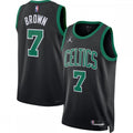 Jaylen Brown Boston Celtics Jordan Brand 2022/23 Statement Edition Swingman NBA Jersey - Black
