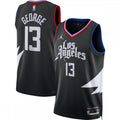Paul George LA Clippers Jordan Brand 2022/23 Statement Edition Swingman NBA Jersey - Black