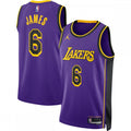 LeBron James Los Angeles Lakers Jordan Brand 2022/23 Statement Edition Swingman NBA Jersey - Purple