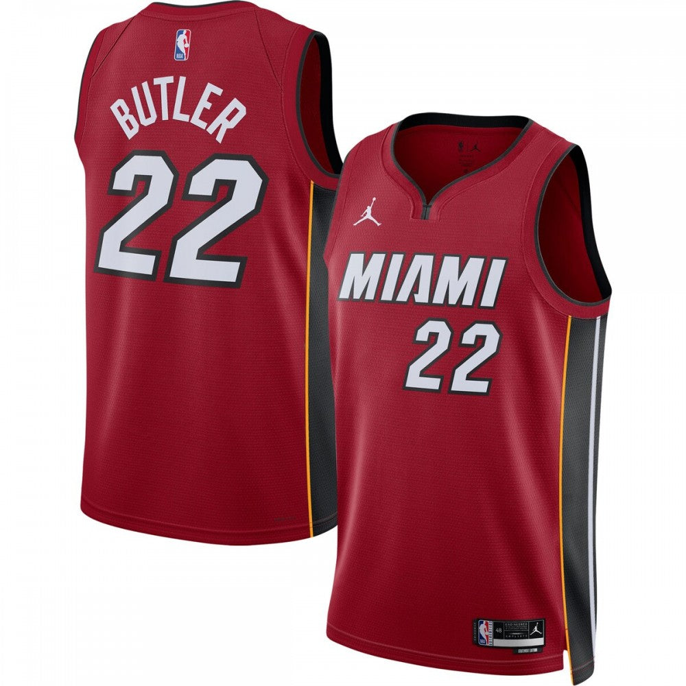 Jimmy Butler Miami Heat Jordan Brand 2022/23 Statement Edition Swingman NBA Jersey - Red
