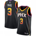 Chris Paul Phoenix Suns Jordan Brand 2022/23 Statement Edition Swingman NBA Jersey - Black