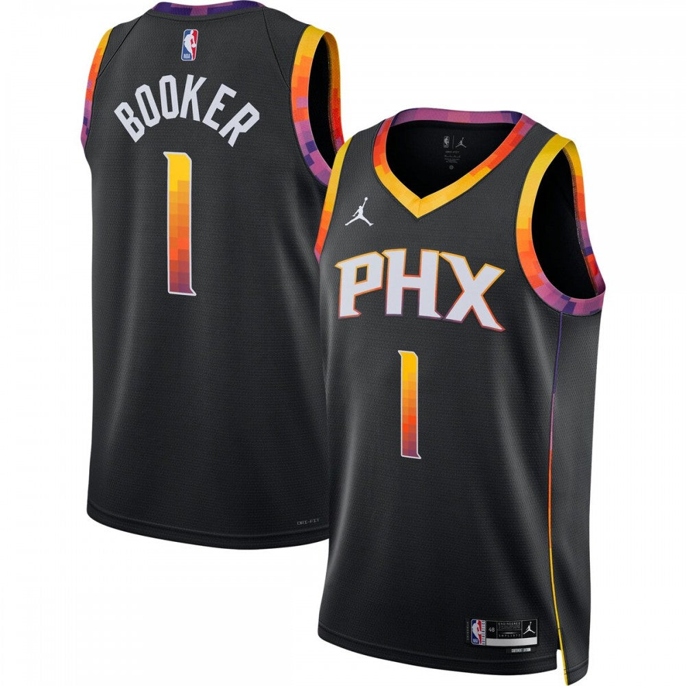 Devin Booker Phoenix Suns Jordan Brand 2022/23 Statement Edition Swingman NBA Jersey - Black