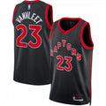 Fred VanVleet Toronto Raptors Jordan Brand 2022/23 Statement Edition Swingman NBA Jersey - Black