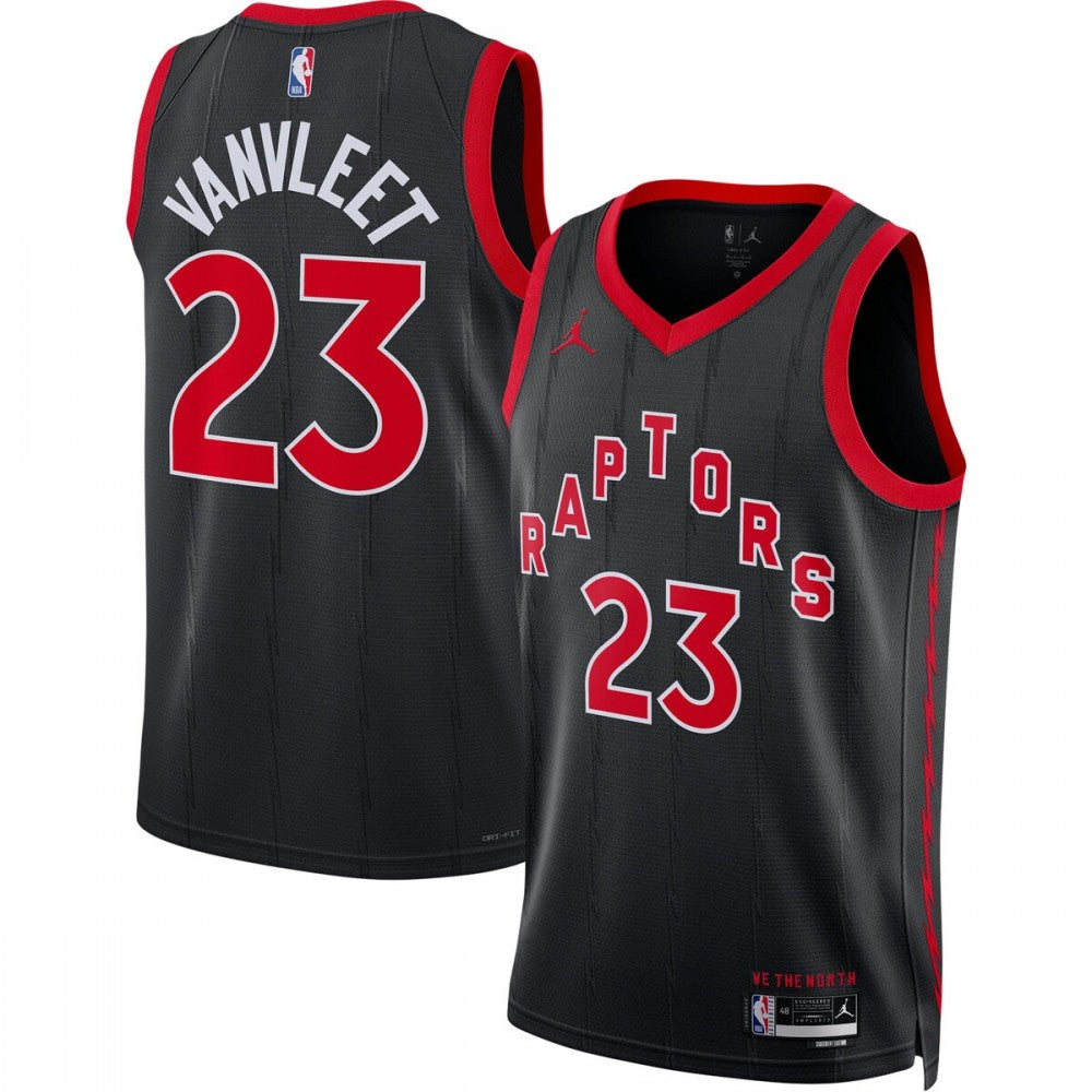 Fred VanVleet Toronto Raptors Jordan Brand 2022/23 Statement Edition Swingman NBA Jersey - Black