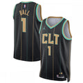 LaMelo Ball Charlotte Hornets Jordan Brand Unisex 2022/23 Swingman NBA Jersey - City Edition - Black