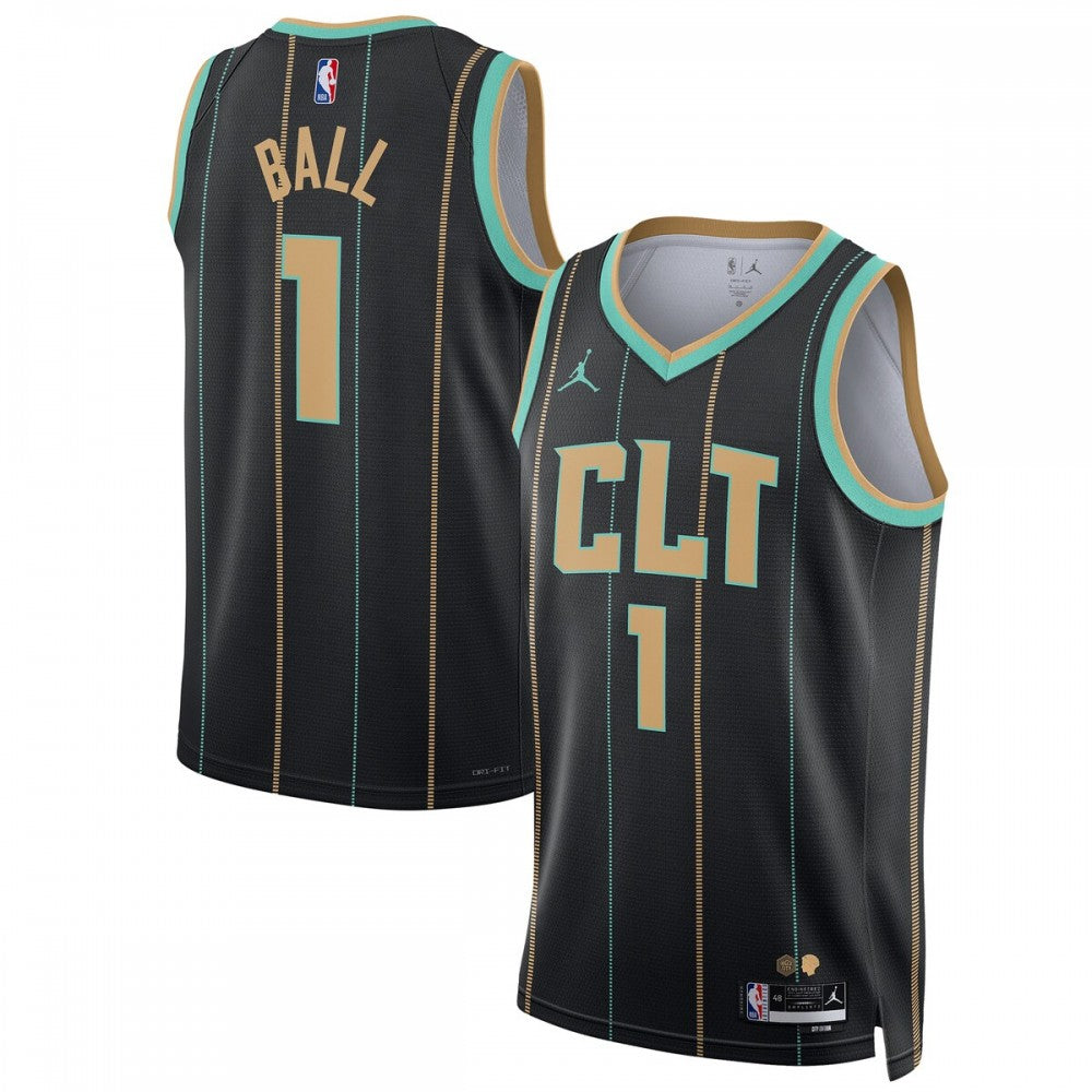 LaMelo Ball Charlotte Hornets Jordan Brand Unisex 2022/23 Swingman NBA Jersey - City Edition - Black