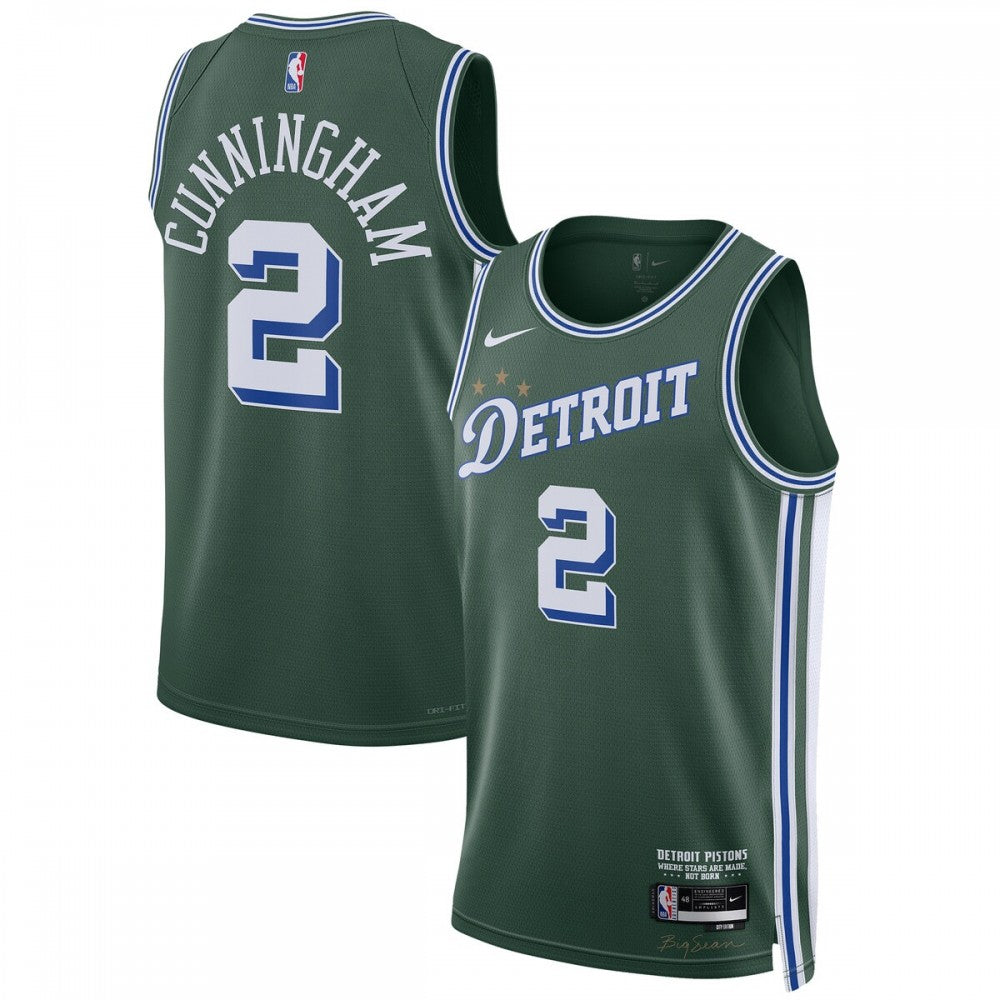 Cade Cunningham Detroit Pistons Nike Unisex 2022/23 Swingman NBA Jersey - City Edition - Green