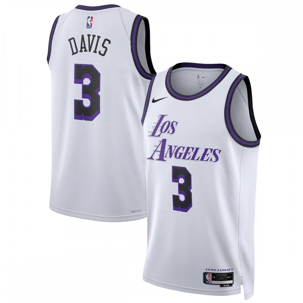 Anthony Davis Los Angeles Lakers Nike Unisex 2022/23 Swingman NBA Jersey - City Edition - White